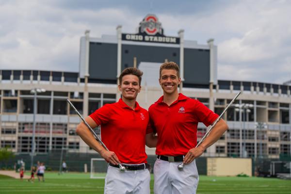 Clayton and Josh in front of Ohio Stadium